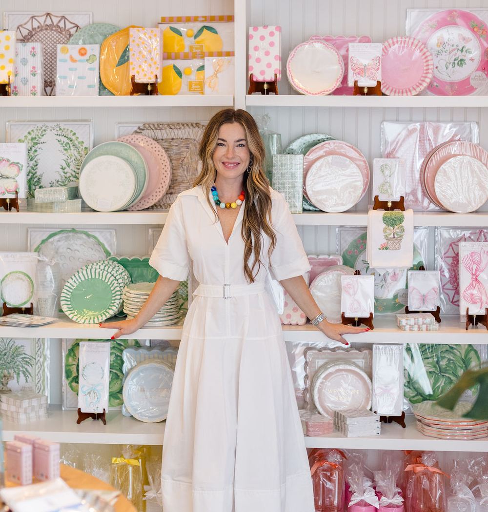 Chloe Spangler, founder of Party Properly, in the Charleston shop